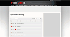 Desktop Screenshot of freesport-tv.com