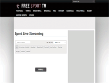 Tablet Screenshot of freesport-tv.com